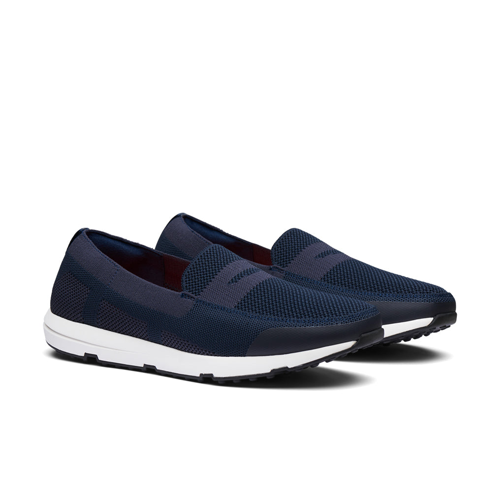 SWIMS Breeze Leap Knit Penny Loafers Swims Breeze Leap Knit Penny Navy/White/Black main image 3