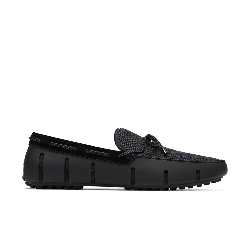 Braided Lace Lux Loafer Driver Black/Graphite